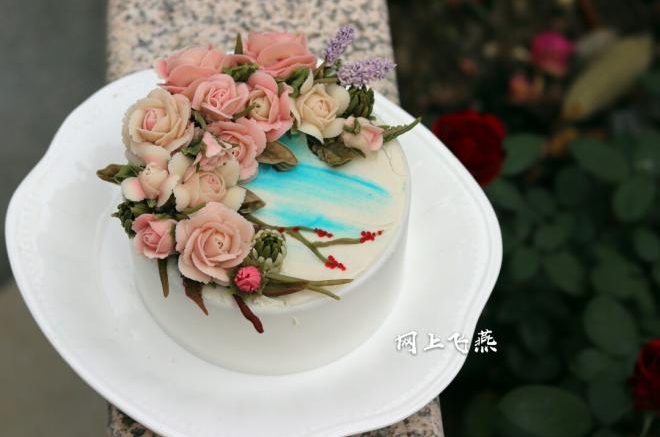 韩式豆沙裱花-基础玫瑰花