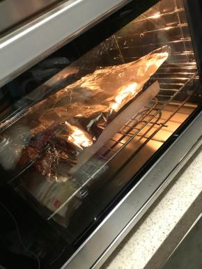 10分钟左右盖锡纸