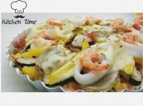 放入烤箱中層15分鈡或芝士融化即可。
