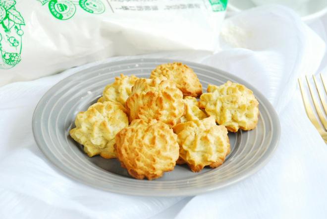 超级好挤的苦荞牛油曲奇