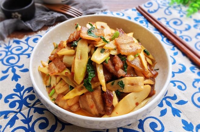 藿香竹笋小炒肉