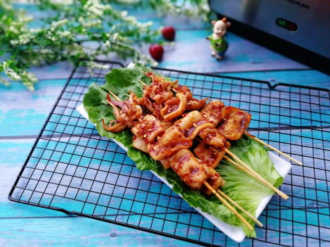 家庭版+铁板烧鱿鱼串