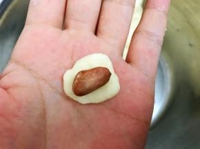 包入一颗花生