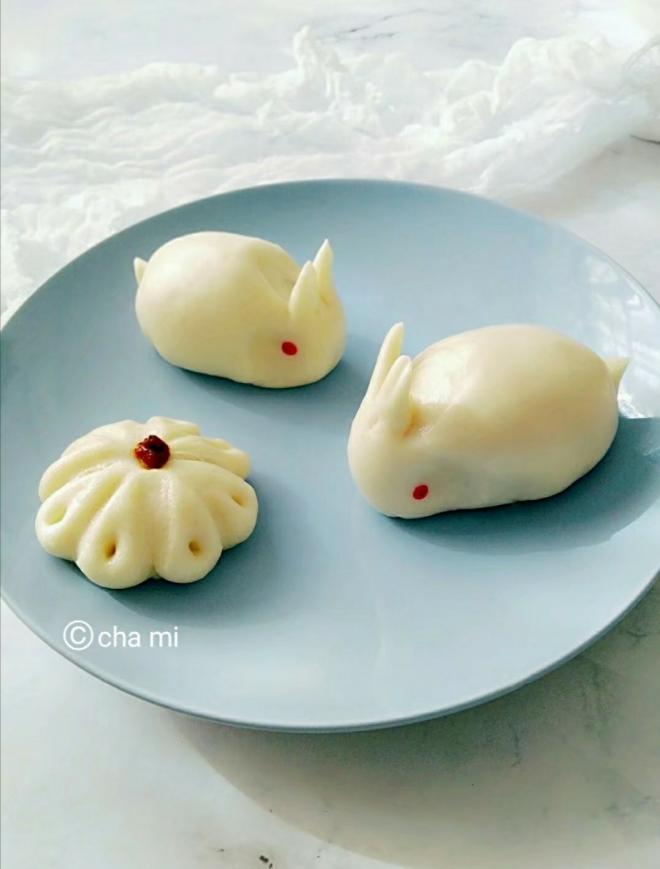 小白兔豆沙包