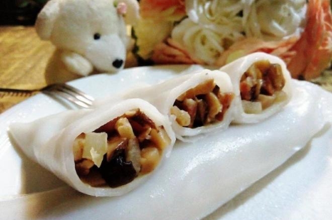 有内涵（馅）的猪肠粉