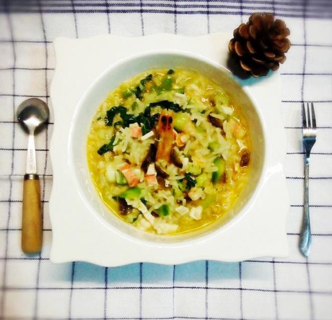 海参鲜虾泡饭