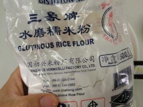 加入适量糯米粉