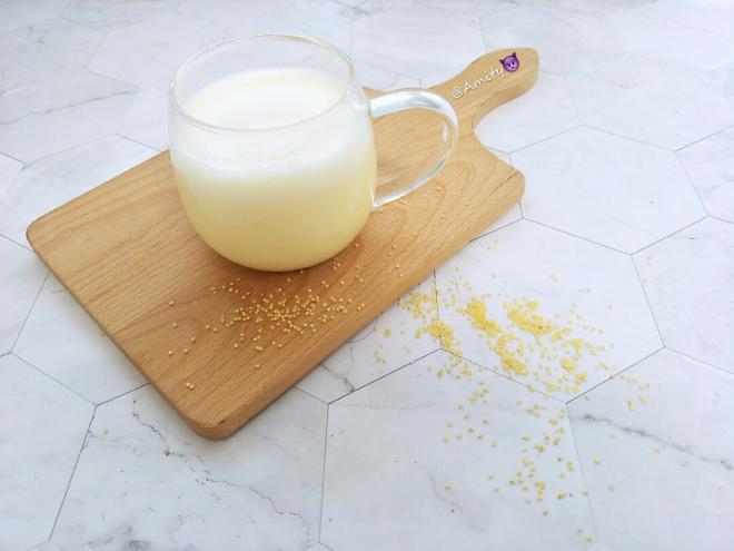 牛奶小米玉米汁