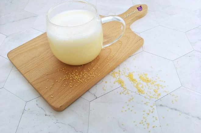 牛奶小米玉米汁