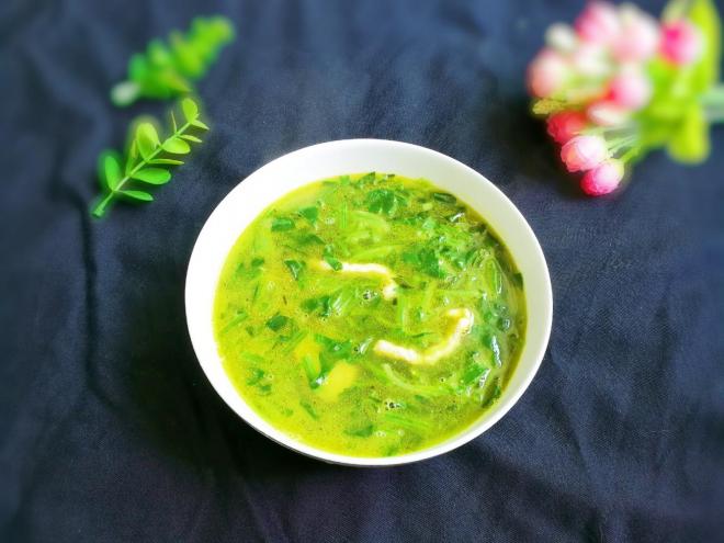 菜油肉丝菠菜汤