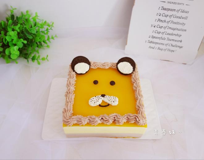 小狮子香蕉芒果酸奶慕斯