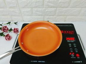 陶瓷平底小白锅预热