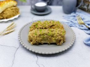 挤了一点果酱。