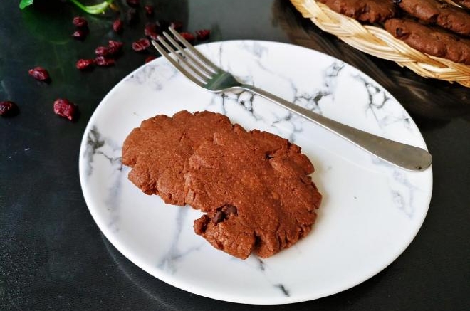 蔓越莓巧克力酥饼