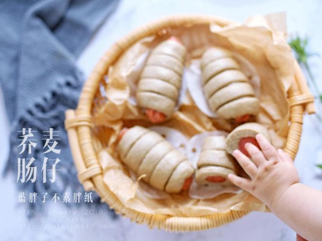 荞麦肠仔馒头卷
