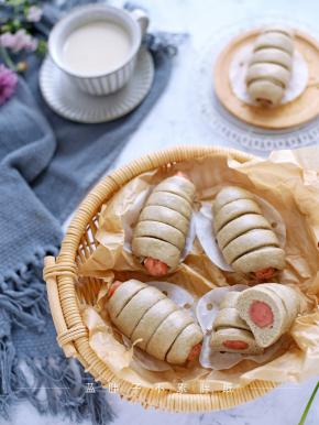 荞麦的麦香味，和脆皮肠的黑椒口味，综合起来很美妙的味道。