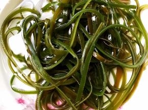 海带淘洗干净