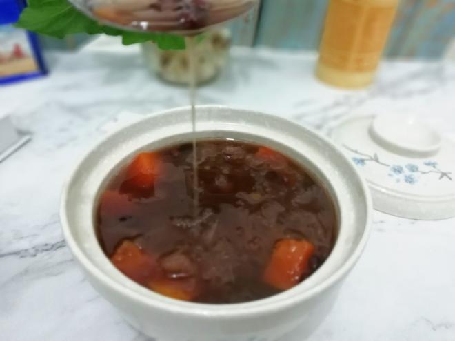 红豆银耳木瓜汤