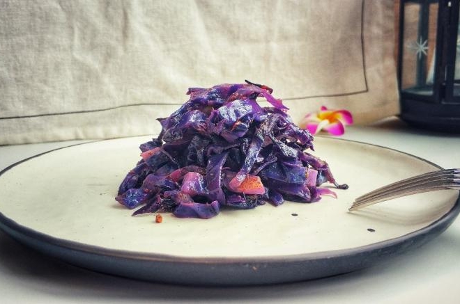 烤紫甘蓝