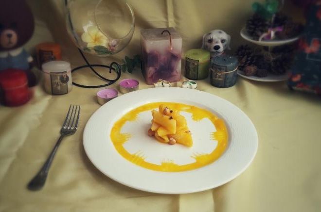 南瓜汁意粉（通粉）