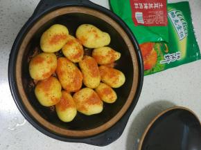 加入30克酷克壹佰土耳其烤肉料。