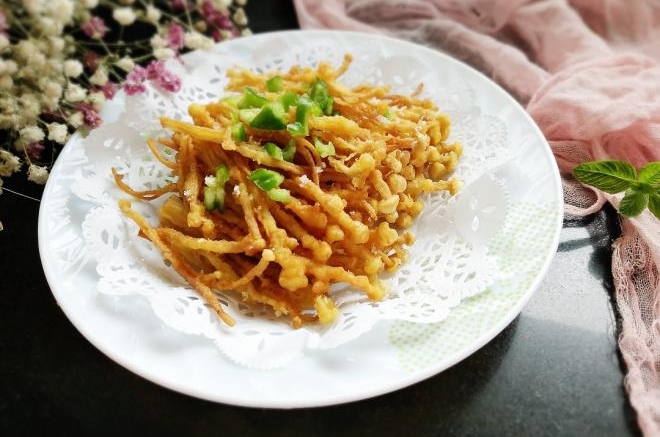 椒盐金针菇
