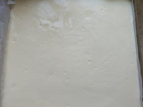 倒入铺好油纸的烤盘中轻震几下165度20分钟