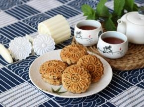 下午茶来一份芝麻桃酥饼干