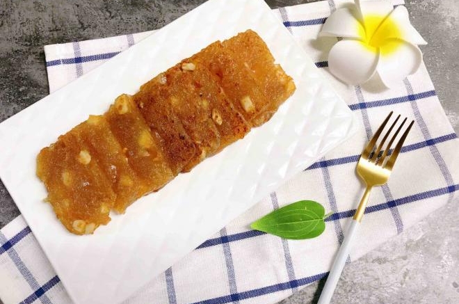 广式茶点——香煎马蹄糕