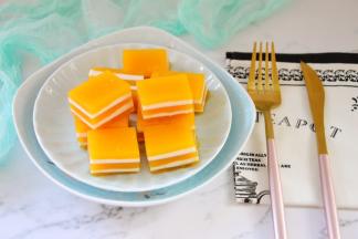 层次分明，看着就很有食欲，冷藏后口感更佳，很适合夏季食用