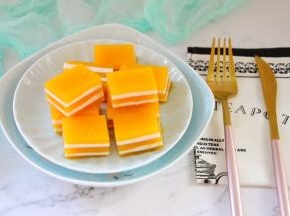 层次分明，看着就很有食欲，冷藏后口感更佳，很适合夏季食用