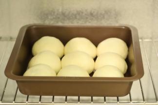 启动发酵箱，温度为35度，湿度80度，时间30-35分钟