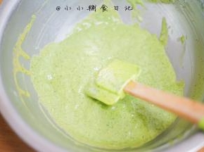 拌成这样没有疙瘩浓稠且光泽