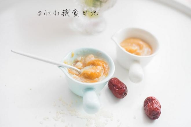 辅食6M+&8M+ 山药红枣米糊