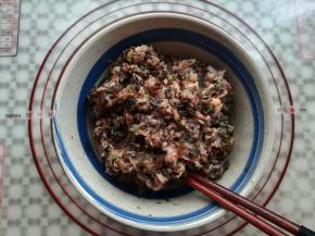 所有的食材混合均匀放一边备用