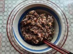 所有的食材混合均匀放一边备用