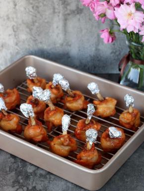 鸡锤烤熟后取出放凉