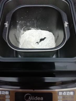 然后按和面键开始揉面