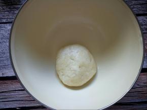 揉成光滑的面团，盖保鲜膜醒发20分钟。