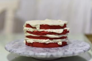 四层抹完，顶部稍稍整理