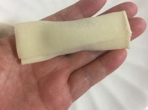 把上面的往下折过来。