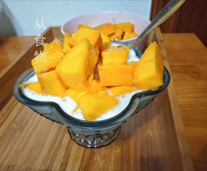 芒果牛奶绵绵冰