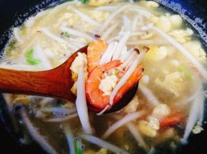 煮至虾熟即可