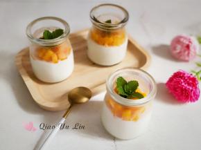 芒果牛奶布丁。