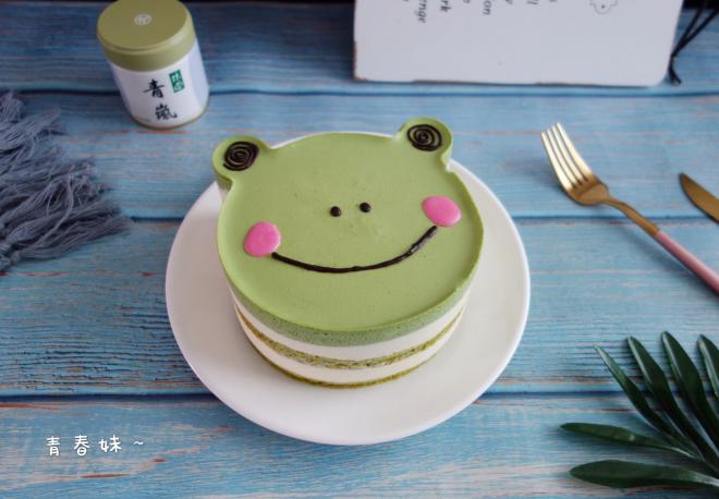 小青蛙抹茶酸奶慕斯