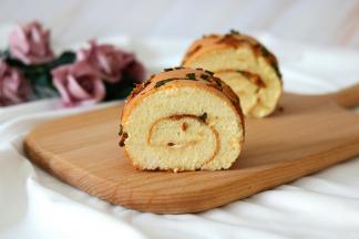 蛋糕组织很细腻哦！