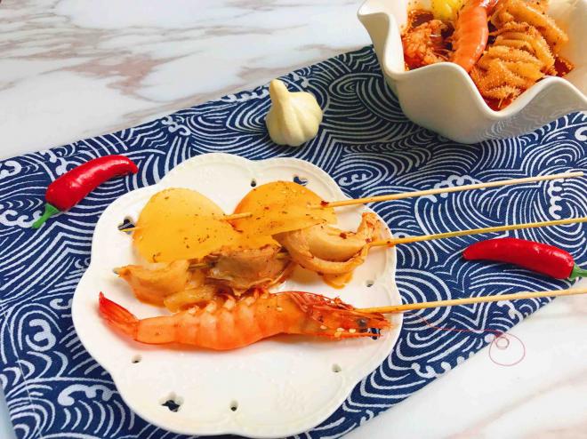 简易版钵钵鸡——冷锅串串