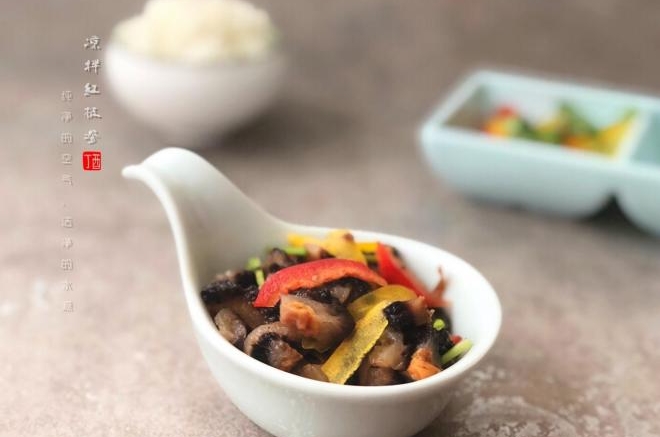 凉拌红极参