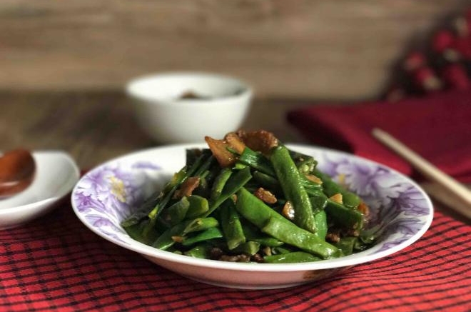 四季豆炒肉