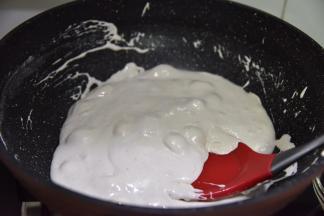 翻炒到黄油被完全吸收